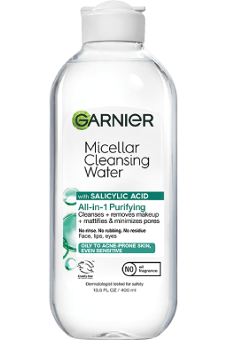 Front of Pack of Micellar Water Salicylic Acid